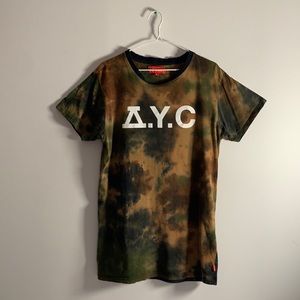 Asphalt Yacht Club New York Tie Dyed T Shirt Med